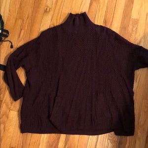 Burgundy LOFT sweater